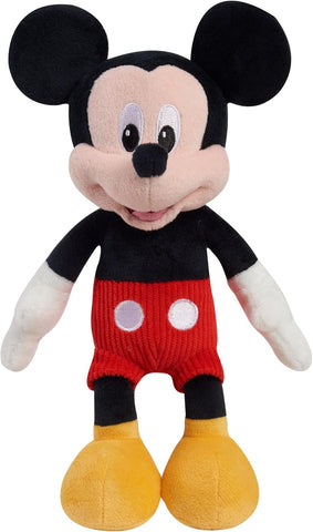 Disney Classics Mickey Mouse Small 10-inch Plushie Stuffed Animal with Sounds, Kids Toys for Ages 2 Up- new
