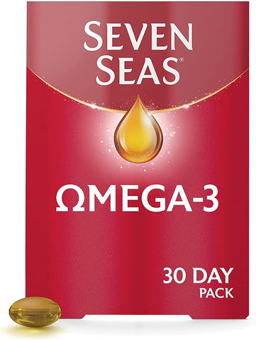 Seven Seas Omega 3 Daily 30 Capsules- best before end 08/24