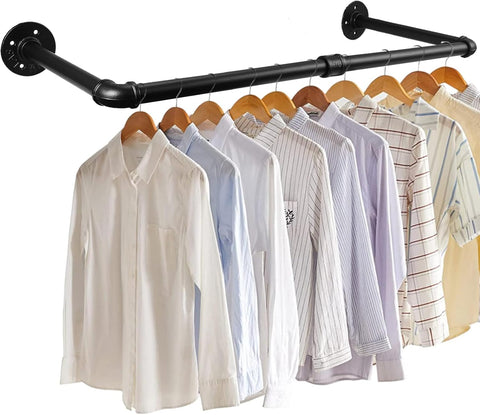 eSynic Wall Mounted Clothes Rail 60cm, condition new, open, scruffy box