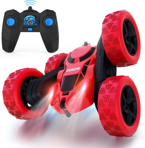 Remote Control Cars for Kids, 4WD 2.4Ghz Double Sided 360° Rotating, New, open, scruffy box