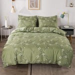 Flowers Bedding Set Green, King, condition new, open, scruffy pack