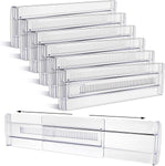 Yafe 6 Pack Drawer Dividers, Adjustable, condition new, open, scruffy box (Ref TT338)