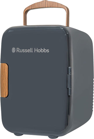 Russell Hobbs 4L Mini Portable Cooler, condition new, tested, open, damaged box