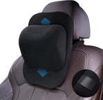 ZATOOTO Adjustable Car Headrest Pillow, black , new but original packaging is missing