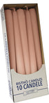 CERERIA di Giorgio risthò  candles, Pink Powder, 10x 2.2 X 25 CM- new but scruffy box/slightly broken candles