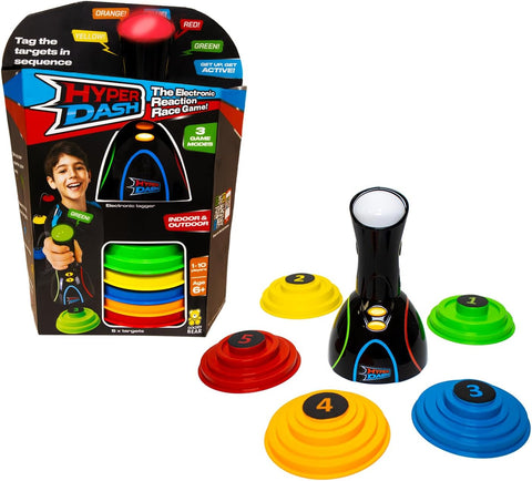 Hyper Dash, fast reaction race game, New but open, scruffy box, tested,