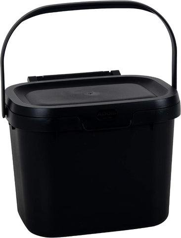 Addis Eco 100% Plastic Everyday Kitchen Food Waste Compost Caddy Bin, 4.5 Litre, new but a few marks on the outside