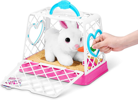 Pets Alive Mama Bunny by ZURU, Used- acceptable, missing carrot & all accessories, rabbit is dirty, open box