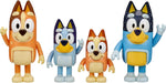 Bluey and Family: Bingo, Bandit and Chilli 4 Figure pack like new , bingo missing , damaged box