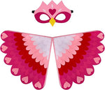 TOPWAYS Felt Bird Capes Wings and Masks Costume, New