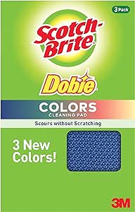 Scotch-Brite Dobie Cleaning Pad, Multipurpose, 3-Pack, damaged box