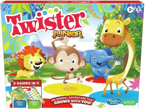 Twister Junior Game, Animal Adventure 2-Sided Mat, used - very good condition