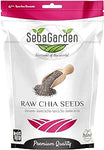 Seba Garden Raw Black Chia Seeds 1 Kg, best before 10/25 (Ref T2-4)