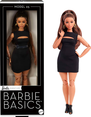 Barbie Mattel Basics Model 05 Doll, New but taken out box, scruffy box