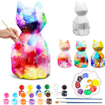 Paint Your Own Cat Lamp Art Kit, new, open/scruffy box