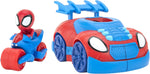 Marvel's Spidey and his Amazing Friends 2n1 Web Strike Feature Vehicle, New but scruffy packaging