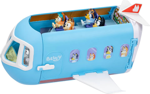 Bluey 3-in-1 Transforming Plane Playset New but tatty box- Tested