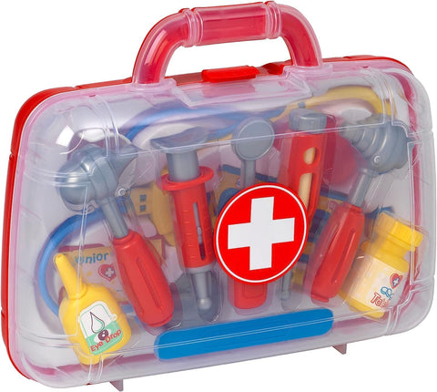 PETERKIN Classic Doctor's Medical Carry Case Toy, New but scruffy sticker on the case