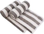 VIVOTE Microfibre Hand Towels for Bathroom, 40x76cm 2pcs grey, new, no box