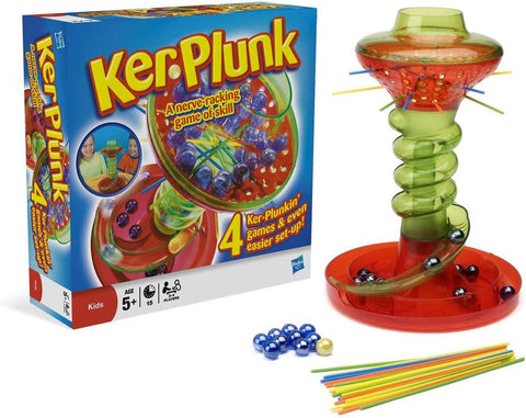 Hasbro Gaming Kerplunk Game, New but open, scruffy box