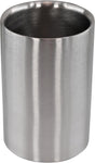 GEEZY Stainless Steel Double Walled Brushed Champagne Wine Bottle Drink Ice Cooler- new but open/scruffy box