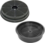 SPARES2GO Carbon Charcoal Vent Filter for CDA Cooker Extractor Hood (Pack of 2 Filters)- new but open/scruffy box