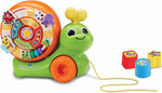 VTech Baby Spinning Activity Snail, Used- acceptable, missing 3 shapes, open, scruffy box