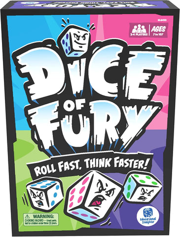Learning Resources Dice of Fury Fast Paced Family Game, New, open box