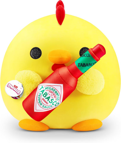 Snackles Super Sized 35 cm Plush, Chicken (Tabasco), by ZURU New but 3 cm tear at the top , open box