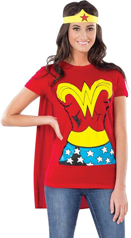 Rubie's Official DC Comics Wonder Woman Ladies Dress Up Kit, XL, New but scruffy packaging