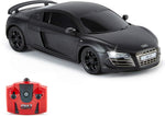 CMJ Cars AUDI R8 GT rc car , black , used acceptable condition , damaged box