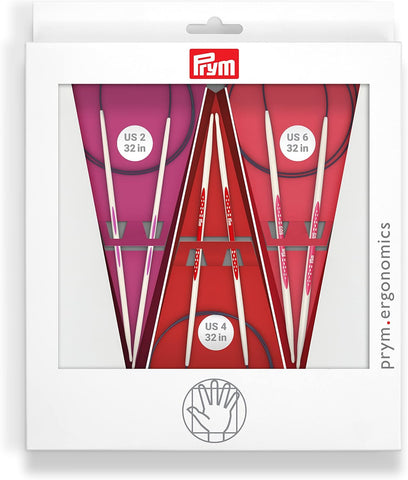 Prym Pack of 3 Assorted Circular Knitting Needles- new in original box