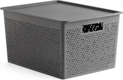 TATAY 20L Rectangular Organizer Box 30.5x39.5x22cm, New but dusted, needs a wipe