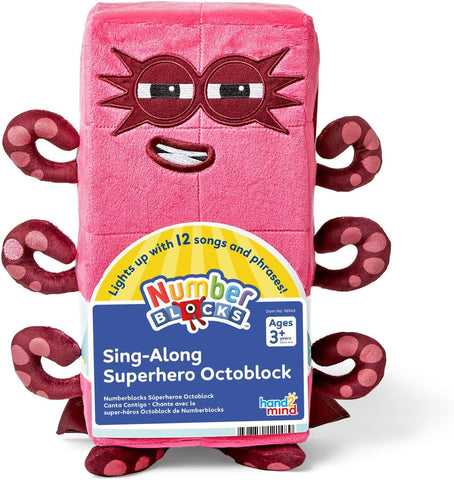 Learning Resources Numberblocks Sing-Along Superhero Octoblock, new but no sounds , no original packaging