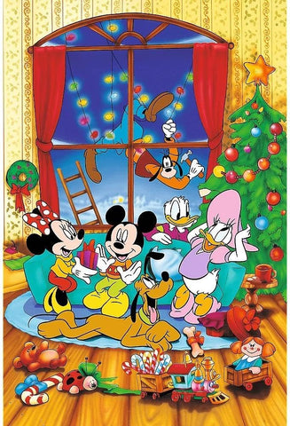 Trefl: Disney, Mickey Mouse and Friends Christmas, Puzzle 600, New but scruffy box, content sealed