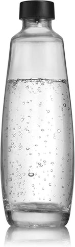 SodaStream Duo Stylish 1L Glass Carafe for Duo Pink Machine ONLY , new but lid is missing , scruffy , open box