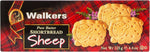 Walker's Shortbread Sheep Shapes, 125g, best before 30/06/25, dented box