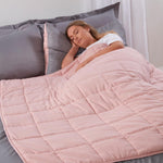 Brentfords Weighted Blanket 8kg Pink - 150 x 200cm new, opened bag, no original packaging