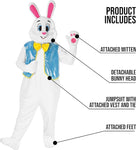 Morph Easter Bunny Costume Adult Rabbit Mascot Outfit Bunny Suit for Adults - new but no original packaging