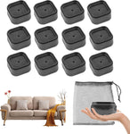 12Pcs Furniture Risers, 2 Inch Raisers Lifter , black , new