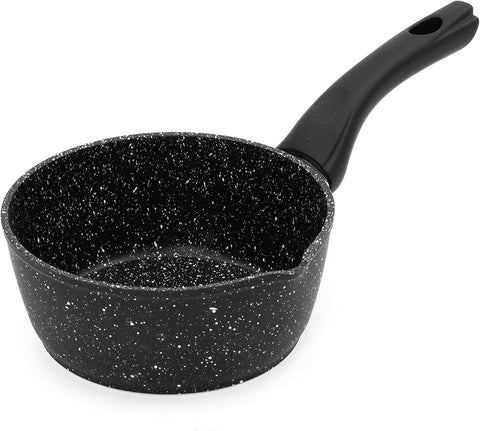 Blackmoor Classic 16cm Milk Pan/Black Colour- used very good, marks around outside , no original packaging