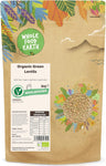 Wholefood Earth Organic Green Lentils 2kg- best before 03/25