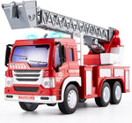 HERSITY Fire Truck, New but broken, scruffy box