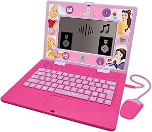 LEXIBOOK, Princess Disney, Bilingual Spanish/English, Used-very good, needs wipe, tested, scruffy box
