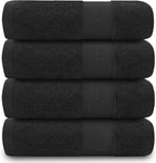 GC GAVENO CAVAILIA Hand Towels, Set of 4, Black, condition new