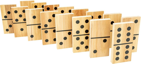 TP Toys Giant Wooden Dominoes, new but open-scruffy box
