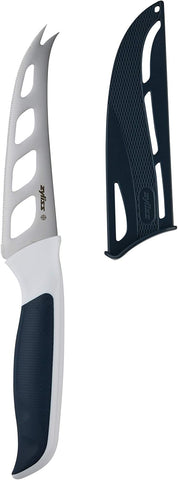 Zyliss Comfort Cheese Knife, 12cm/4.5in, Japanese Stainless Steel, Black/White- used very good, no original box- ID REQUIRED