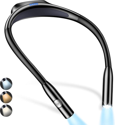 Gritin Neck Reading Light, Rechargeable Book Light black- new in original packaging
