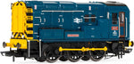 Hornby R30115 BR Class 08 0-6-0 604 Phantom-Era 10 OO Gauge, Blue/Yellow, S- new but open box