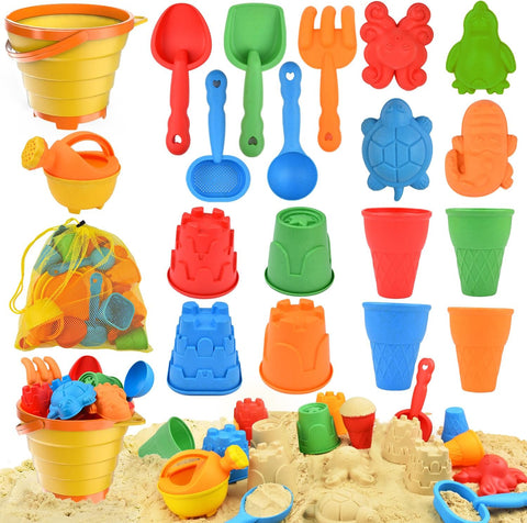 Beach Toys Set for Kids, Age 3+, New, open, scruffy box